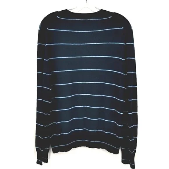 Banana Republic Men's L Silk Cashmere Striped - Picture 8 of 11